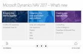 Lo mejor de Dynamics NAV 2017