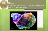 Minerales caracteristicas y clasificacion