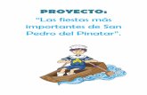 Proyecto Ciencias Sociales " las fiestas más importantes de San Pedro del Pinatar"