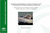 Programa de emergencias, control epidemiológico y seguimiento de fauna silvestre de Andalucía. Seguimiento del murciélago ratonero patudo, Myotis capaccinii en Andalucía. Reproducción