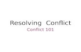 Conflict presentation