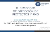 Pmo y el agilismo - II Simposio - Miguel Viejó