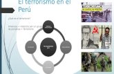 El terrorismo en el perú