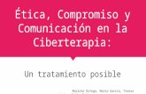 Ética, compromiso y comunicación en la ciberterapia