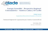 Energía Sostenible – Perspectiva Regional América Latina y El Caribe
