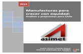 Informe: "Manufacturas para crecer con equidad: Análisis y ...