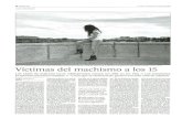 'Víctimas del machismo a los 15'. El País