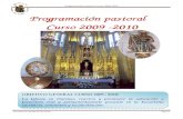Programación pastoral curso 2009-2010