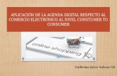 Aplicacion de la agenda digital respecto al comercio electrónico