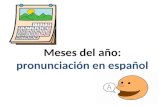 Lección de español: Meses del año (Pronunciación) - Spanish lesson: Learn months of the year in spanish