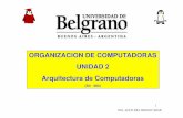 ORGANIZACION DE COMPUTADORAS UNIDAD 2 Arquitectura de ...