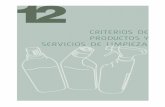 Criterios de productos y servicios de limpieza