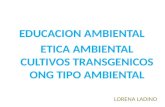 educación ambiental Diapositivas