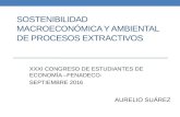 Notas de la ponencia de Aurelio Súarez en el XXXI Congreso Nacional de Estudiantes de Economía - FENADECO-