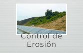 Control de erosion