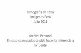 Imágenes Tomográficas Peru