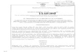 Decreto 734 de 2012