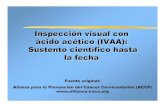 Inspección visual con ácido acético (IVAA): Sustento cienífico hasta ...