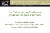 "La física de partículas en imagen médica y terapia" de Gabriela ...
