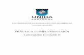 PRÁCTICA COMPLEMENTARIA Laboratorio Contable II - UNIDA