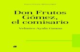 Don Frutos Gómez, el comisario