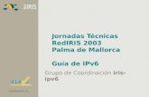Guía de IPv6 en las Jornadas Técnicas de Palma de Mallorca en 2003