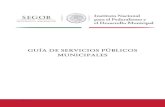 Guía de Servicios Públicos Municipales 2015.