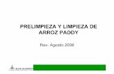 PRELIMPIEZA Y LIMPIEZA DE ARROZ PADDY