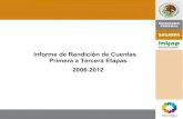 Informe de Rendición de Cuentas Primera a Tercera Etapas 2006 ...