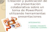 Creacion y publicacion presentacion colaborativa