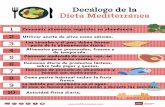 Decálogo dieta mediterránea