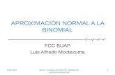 Aproximacion normal a la binomial