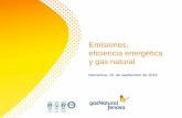 Daniel López Jordà. Emisiones, eficiencia energética y gas natural.