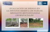 evaluación de riesgo en la erosión hídrica de suelos, mediante ...