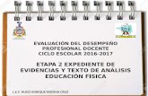 ETAPA 2 EXPEDIENTE DE EVIDENCIAS EDUCACIÓN FÍSICA