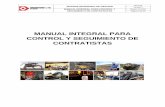 manual integral para control y seguimiento de contratistas