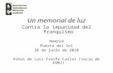 Contra la impunidad del franquismo, 26 de junio de 2010