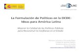 La Formulación de Políticas en la OCDE: Ideas para América Latina