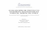 evaluación de proyecto viviendas sustentables para el norte de chile