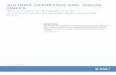 El sistema operativo EMC Isilon OneFS con la plataforma de ...