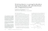 Estructura y propiedades funcionales de proteínas de leguminosas