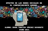 Efectos Negativos de las Redes Sociales en el comportamiento Humano