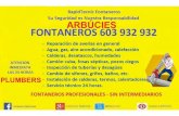 Fontaneros Arbucies 603 932 932