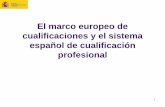 El marco europeo de cualificaciones y el sistema español de ...