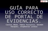 Guia de portal de evidencias