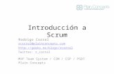 Introducción a scrum - Rodrigo Corral (Plain Concepts)