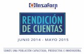 Presentación Rendición de Cuentas Junio 2014 - Mayo 2015