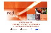 programa de fomento del uso de internet y las nuevas tecnologías