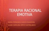 Terapia Racional Emotiva Conductual de Ellis