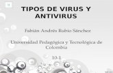 Tipos de virus y antivirus